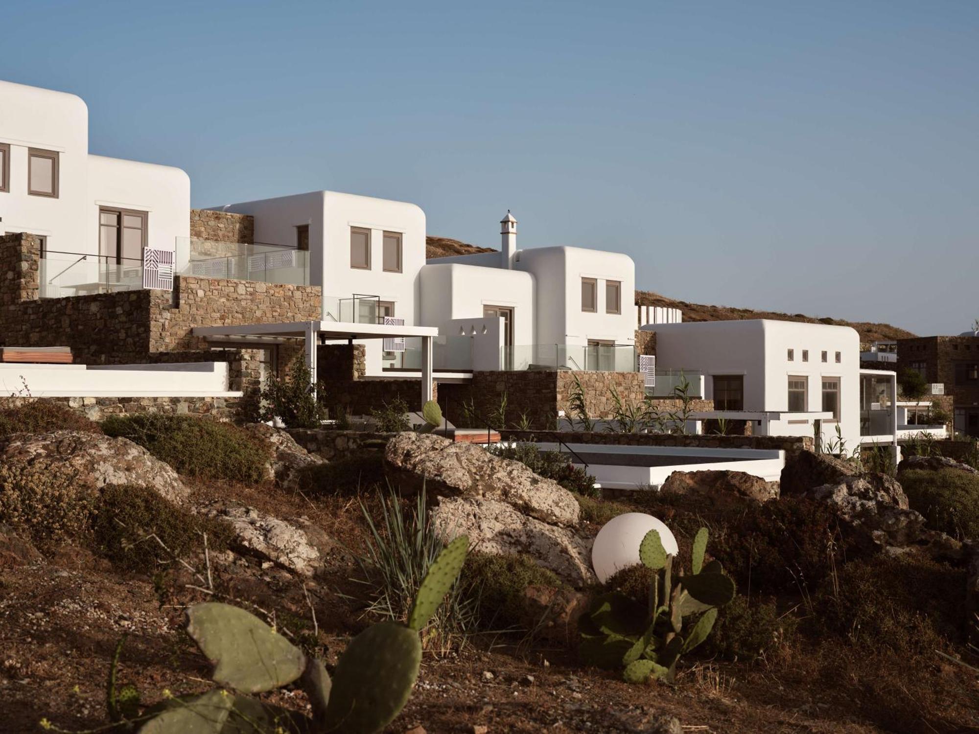 Semeli Coast Mykonos Curio Collection By Hilton Hotel Merchia Beach Luaran gambar