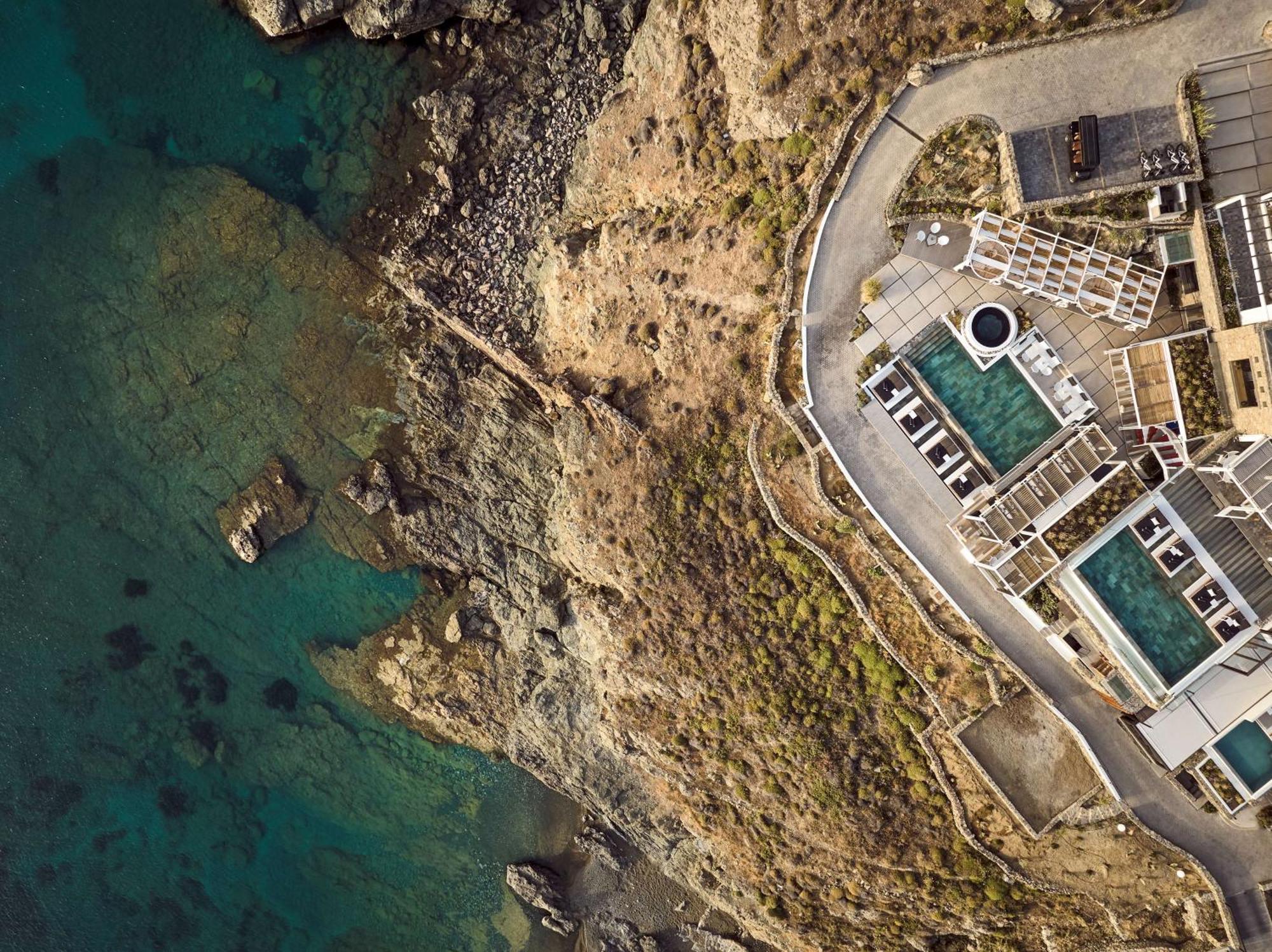 Semeli Coast Mykonos Curio Collection By Hilton Hotel Merchia Beach Luaran gambar