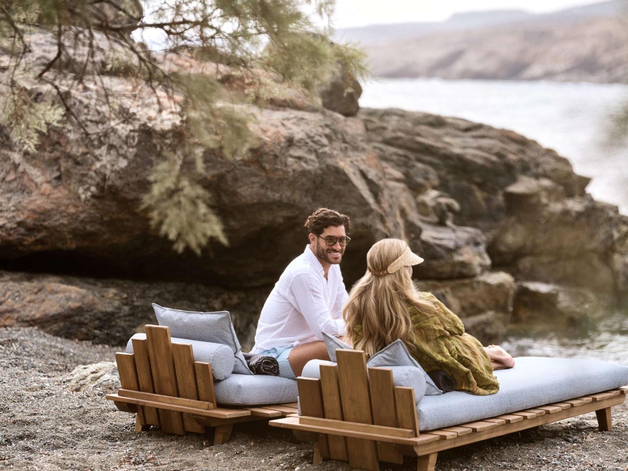 Semeli Coast Mykonos Curio Collection By Hilton Hotel Merchia Beach Luaran gambar
