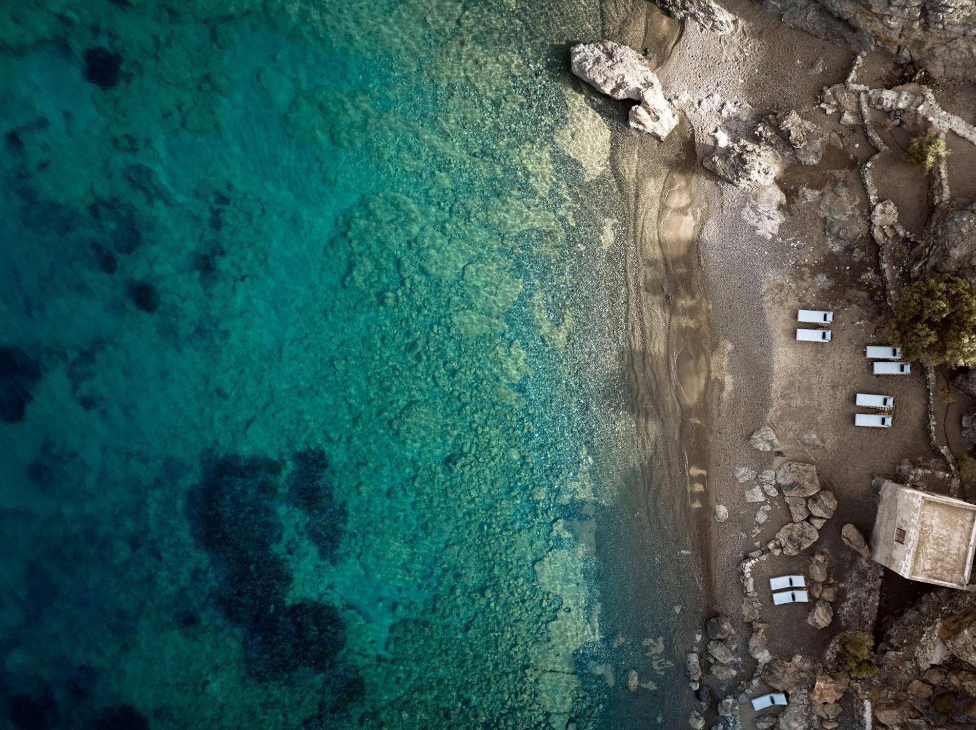 Semeli Coast Mykonos Curio Collection By Hilton Hotel Merchia Beach Luaran gambar