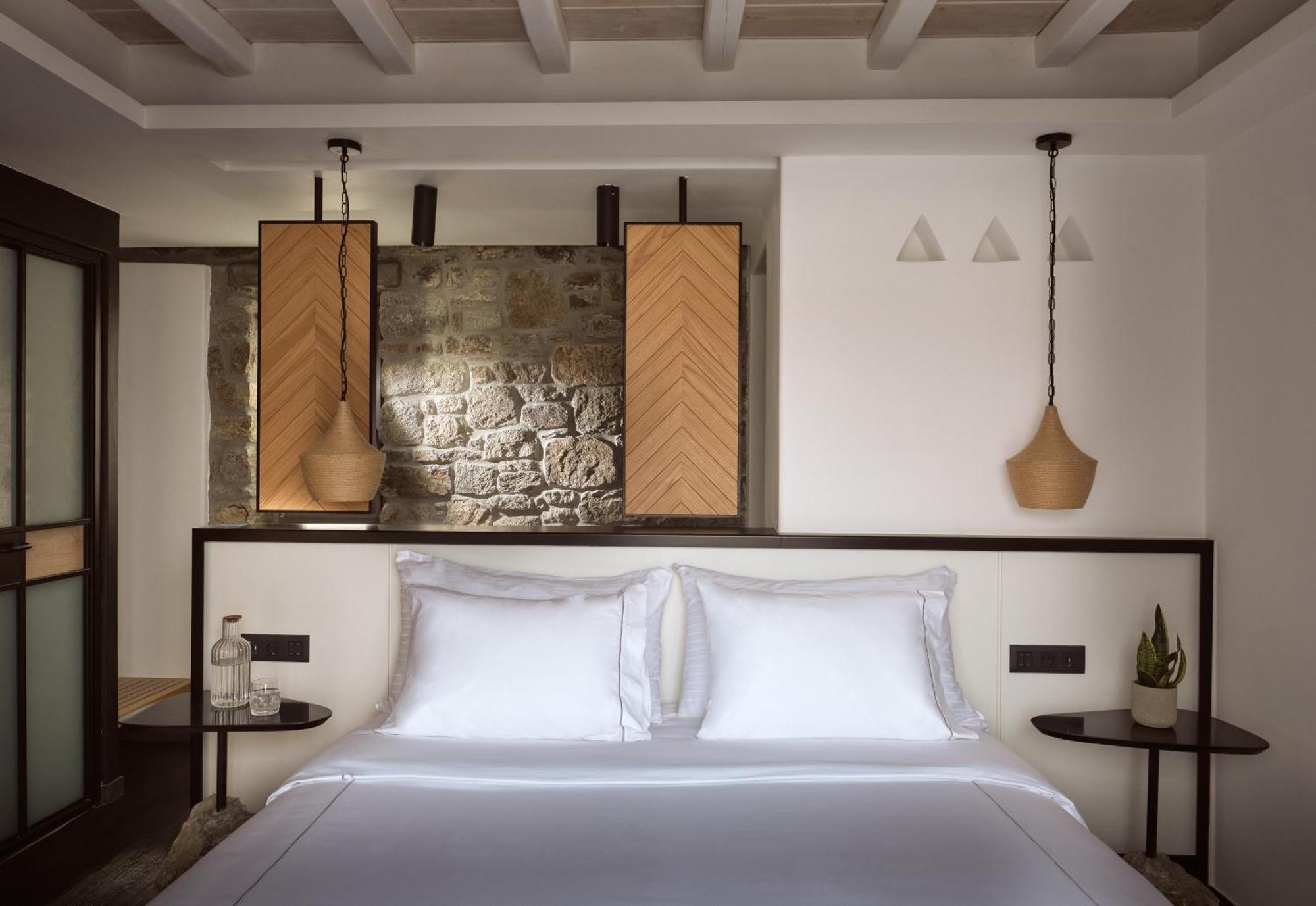 Semeli Coast Mykonos Curio Collection By Hilton Hotel Merchia Beach Luaran gambar