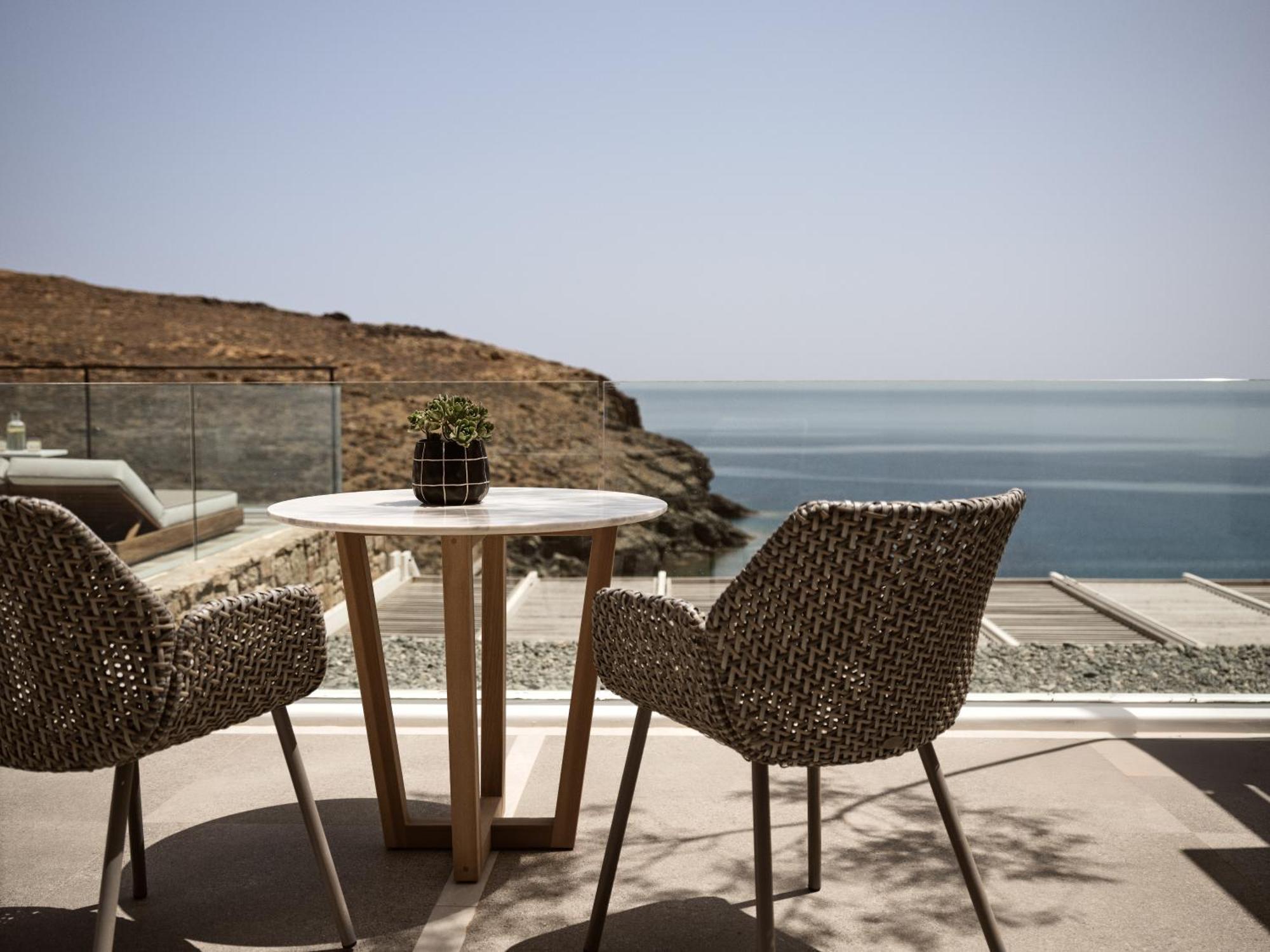 Semeli Coast Mykonos Curio Collection By Hilton Hotel Merchia Beach Luaran gambar