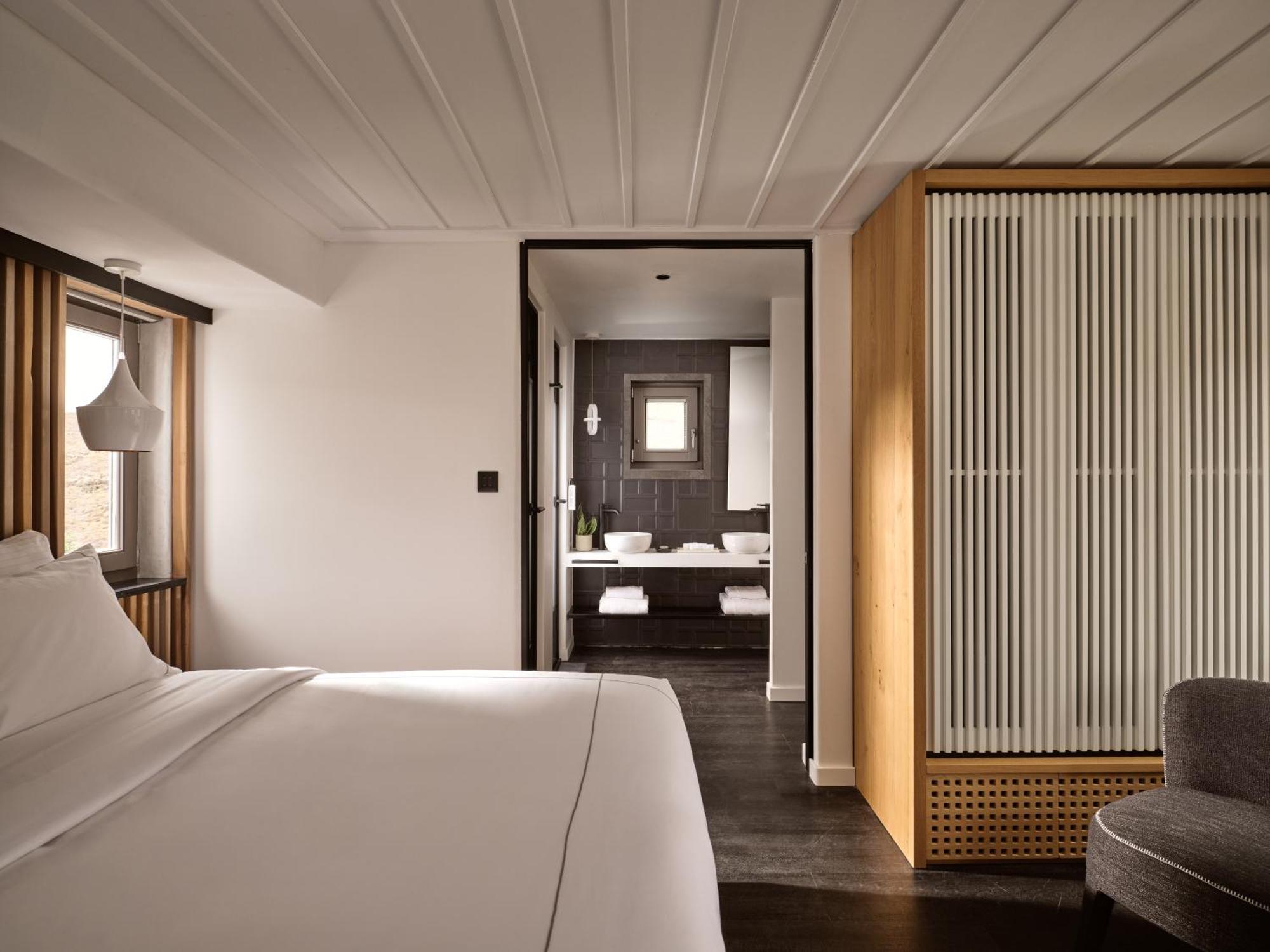 Semeli Coast Mykonos Curio Collection By Hilton Hotel Merchia Beach Luaran gambar