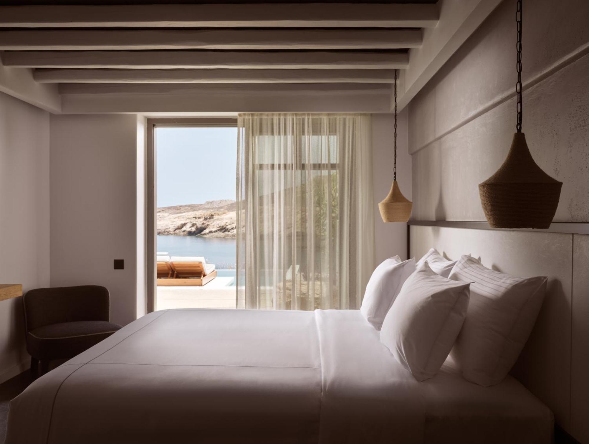 Semeli Coast Mykonos Curio Collection By Hilton Hotel Merchia Beach Luaran gambar