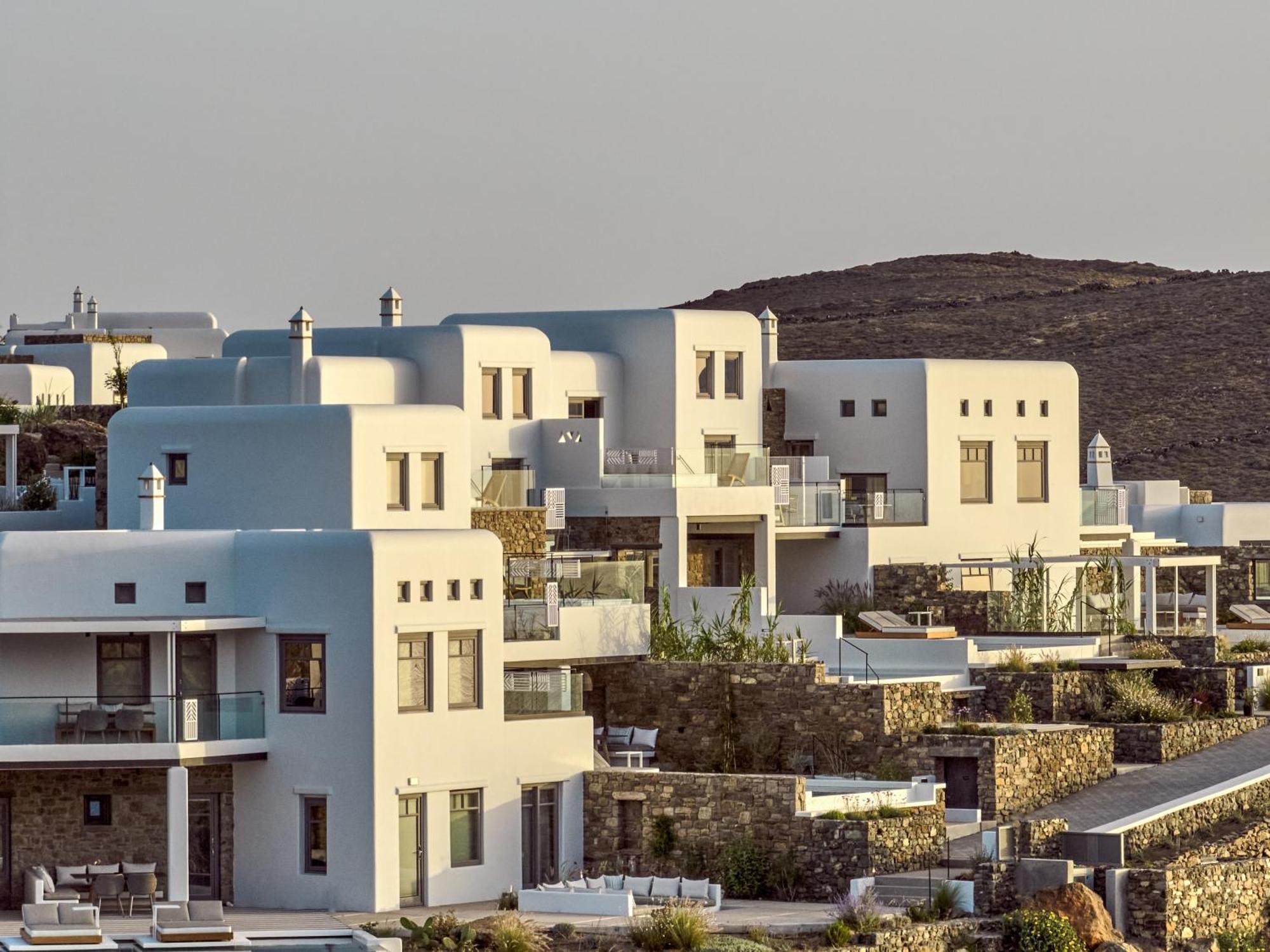 Semeli Coast Mykonos Curio Collection By Hilton Hotel Merchia Beach Luaran gambar