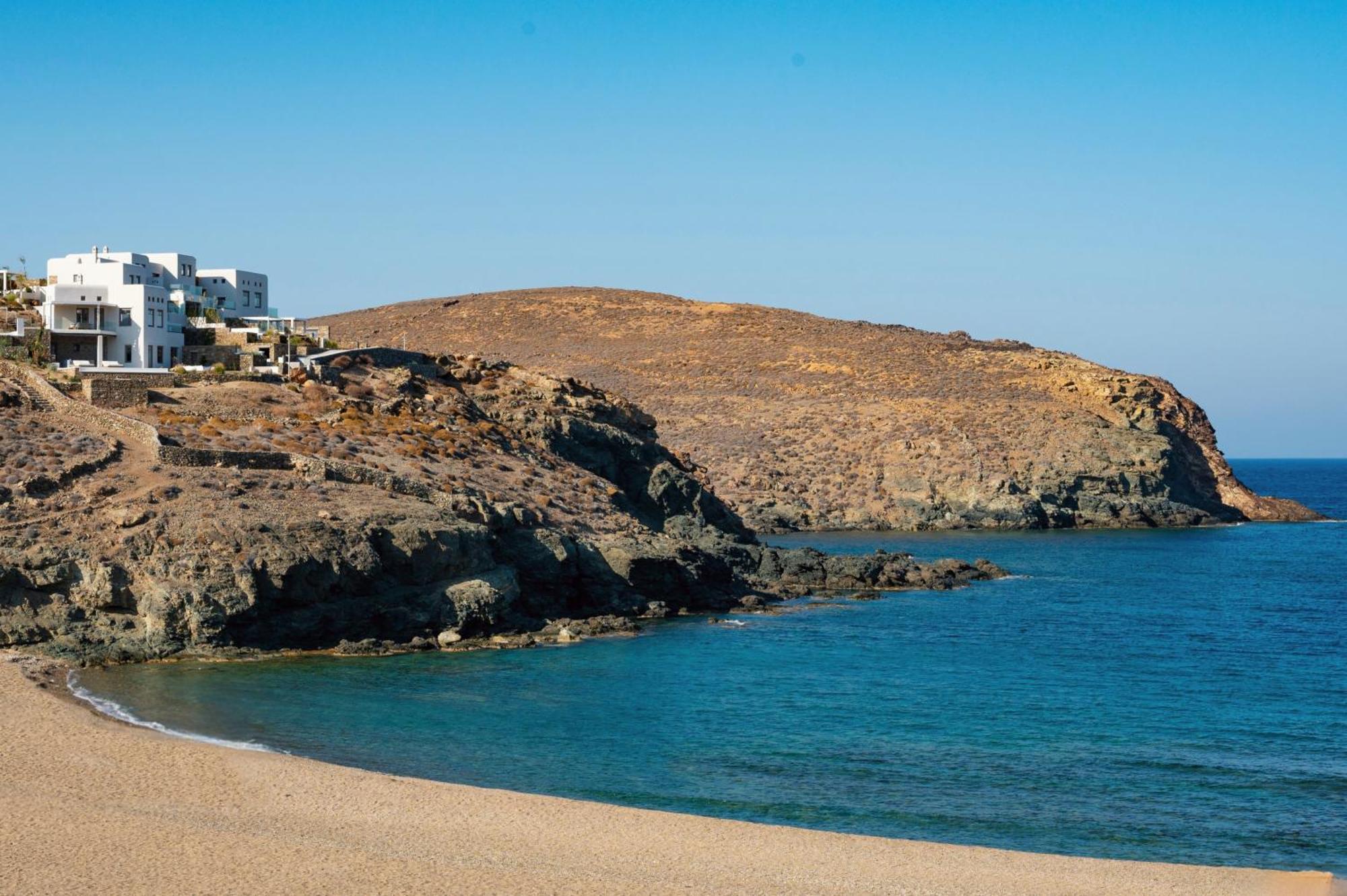 Semeli Coast Mykonos Curio Collection By Hilton Hotel Merchia Beach Luaran gambar