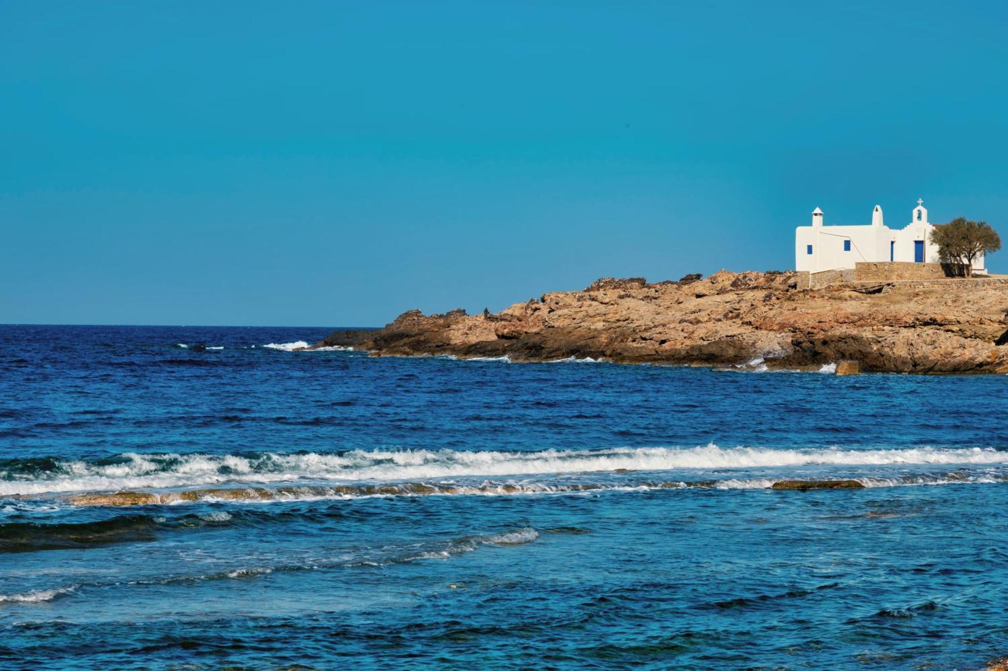 Semeli Coast Mykonos Curio Collection By Hilton Hotel Merchia Beach Luaran gambar