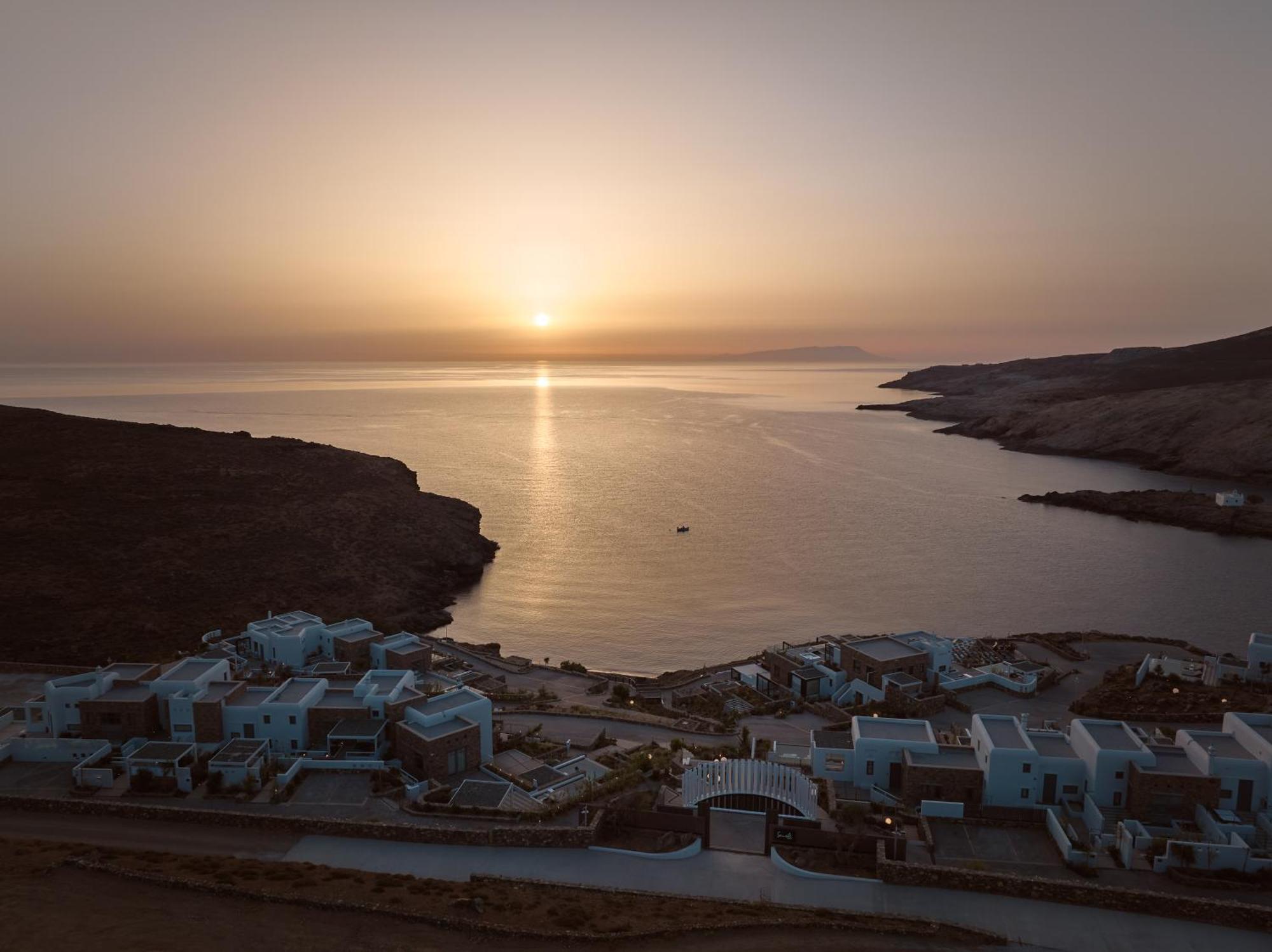 Semeli Coast Mykonos Curio Collection By Hilton Hotel Merchia Beach Luaran gambar